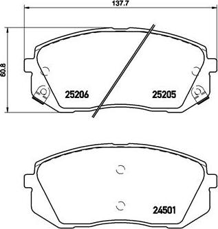 Brembo P 30 056X - Jarrupala, levyjarru inparts.fi