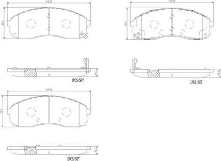 Brembo P30058N - Jarrupala, levyjarru inparts.fi