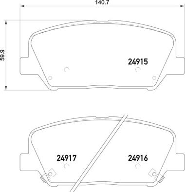 Brembo P 30 065X - Jarrupala, levyjarru inparts.fi