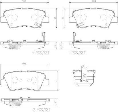 Brembo P30067N - Jarrupala, levyjarru inparts.fi