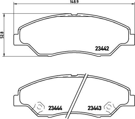 Brembo P 30 015 - Jarrupala, levyjarru inparts.fi