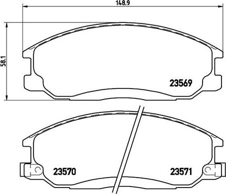 Brembo P 30 013 - Jarrupala, levyjarru inparts.fi