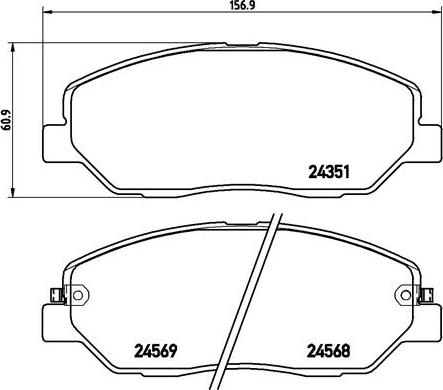 Brembo P 30 036 - Jarrupala, levyjarru inparts.fi