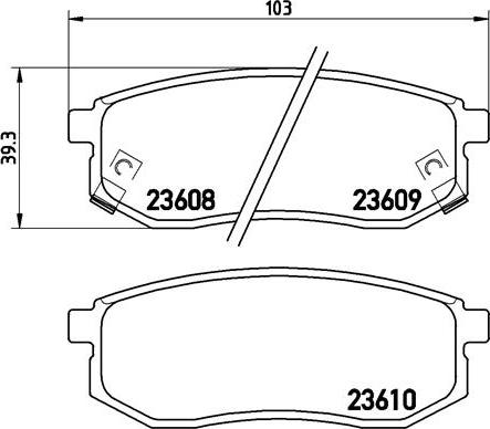 Brembo P 30 030 - Jarrupala, levyjarru inparts.fi