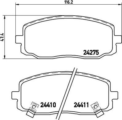 Brembo P 30 032 - Jarrupala, levyjarru inparts.fi