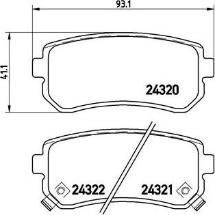 Brembo P 30 025 - Jarrupala, levyjarru inparts.fi