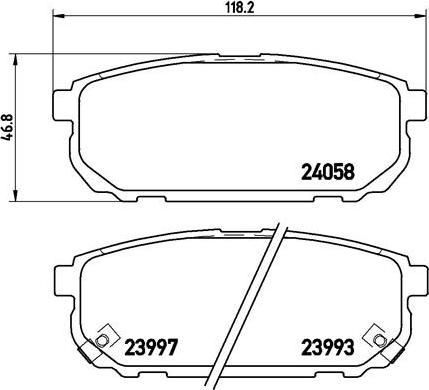 Brembo P 30 023 - Jarrupala, levyjarru inparts.fi