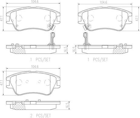 Brembo P30027N - Jarrupala, levyjarru inparts.fi