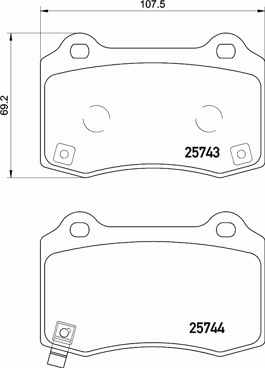 Brembo P 30 074E - Jarrupala, levyjarru inparts.fi