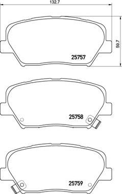 Brembo P 30 070X - Jarrupala, levyjarru inparts.fi