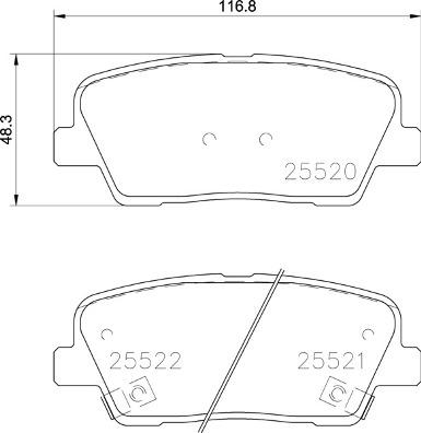 Brembo P 30 104 - Jarrupala, levyjarru inparts.fi