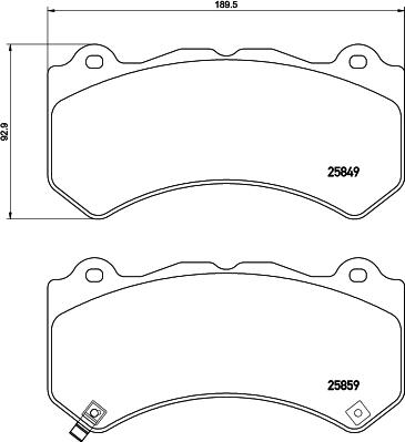 BOSCH 0 986 494 975 - Jarrupala, levyjarru inparts.fi