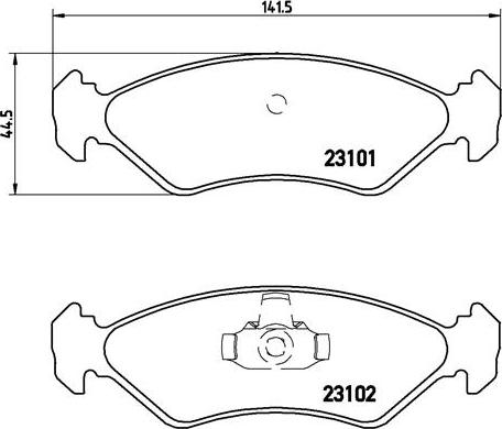 Brembo P 24 044 - Jarrupala, levyjarru inparts.fi