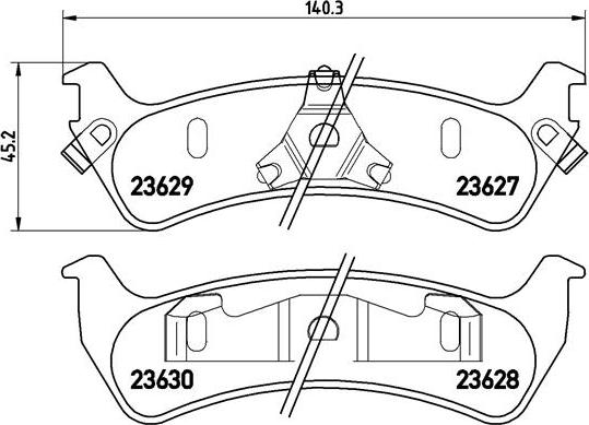 Brembo P 24 042 - Jarrupala, levyjarru inparts.fi