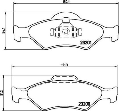 Brembo P 24 054 - Jarrupala, levyjarru inparts.fi