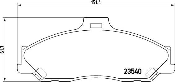 Brembo P 24 051 - Jarrupala, levyjarru inparts.fi