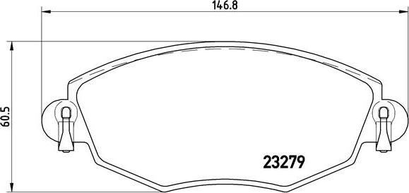 Brembo P 24 060 - Jarrupala, levyjarru inparts.fi