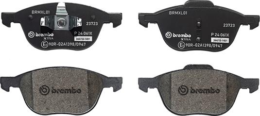 Brembo P 24 061X - Jarrupala, levyjarru inparts.fi