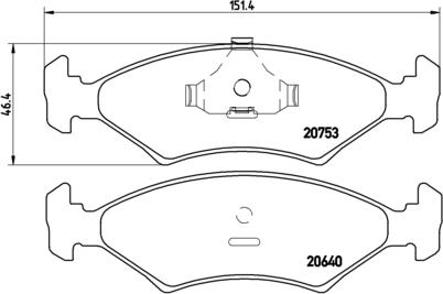 Brembo P 24 006 - Jarrupala, levyjarru inparts.fi