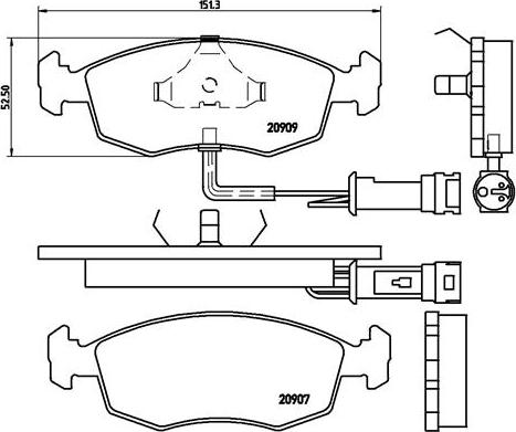 Brembo P 24 007 - Jarrupala, levyjarru inparts.fi