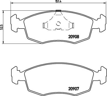 Brembo P 24 019 - Jarrupala, levyjarru inparts.fi