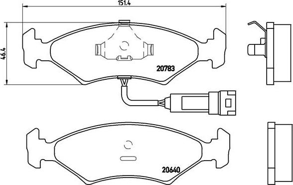 Brembo P 24 012 - Jarrupala, levyjarru inparts.fi