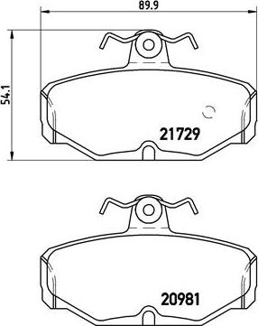 Brembo P 24 021 - Jarrupala, levyjarru inparts.fi