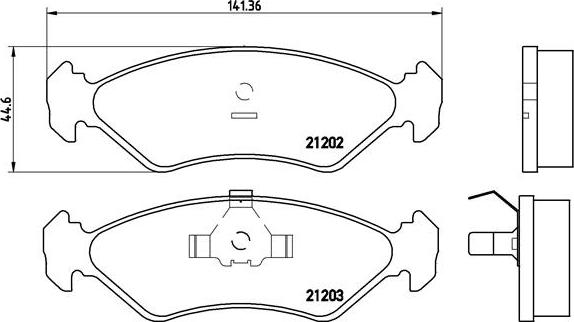 Brembo P 24 028 - Jarrupala, levyjarru inparts.fi