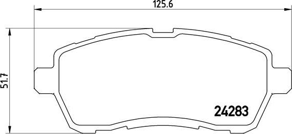 Brembo P 24 072 - Jarrupala, levyjarru inparts.fi