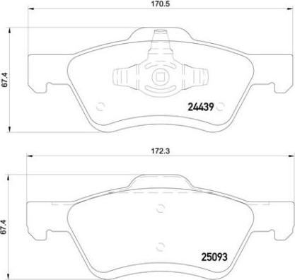 Brembo P 24 159 - Jarrupala, levyjarru inparts.fi