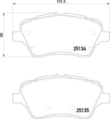 Brembo P 24 151 - Jarrupala, levyjarru inparts.fi