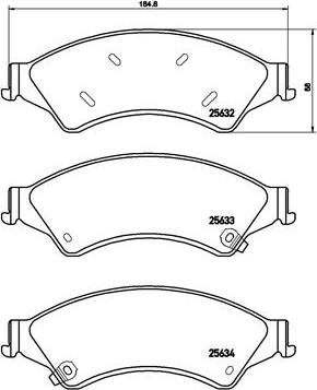 Brembo P 24 153X - Jarrupala, levyjarru inparts.fi