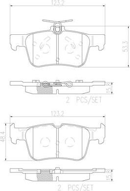 Brembo P24175N - Jarrupala, levyjarru inparts.fi