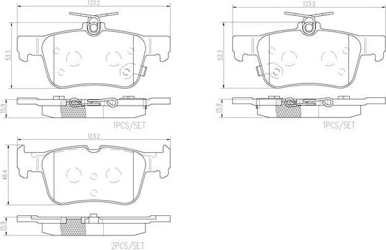 Brembo P24201N - Jarrupala, levyjarru inparts.fi