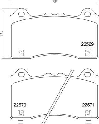 Brembo P 24 202 - Jarrupala, levyjarru inparts.fi