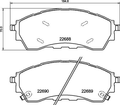 Brembo P 24 225 - Jarrupala, levyjarru inparts.fi