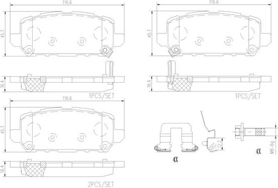 Brembo P28090N - Jarrupala, levyjarru inparts.fi