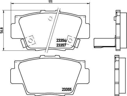 Brembo P 28 040 - Jarrupala, levyjarru inparts.fi