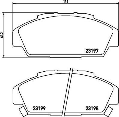 Brembo P 28 041 - Jarrupala, levyjarru inparts.fi