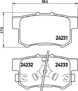 Brembo P 28 051 - Jarrupala, levyjarru inparts.fi