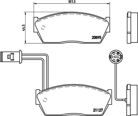 Brembo P 28 009 - Jarrupala, levyjarru inparts.fi