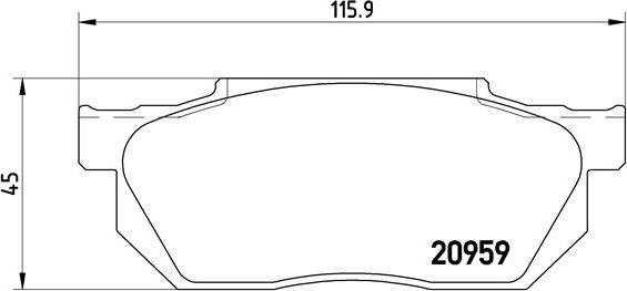 Brembo P 28 006 - Jarrupala, levyjarru inparts.fi