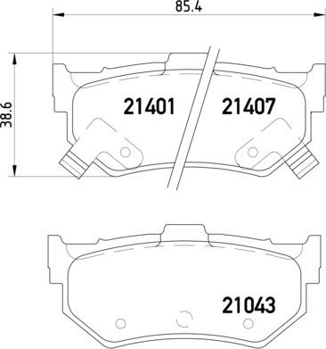 Brembo P 28 007 - Jarrupala, levyjarru inparts.fi