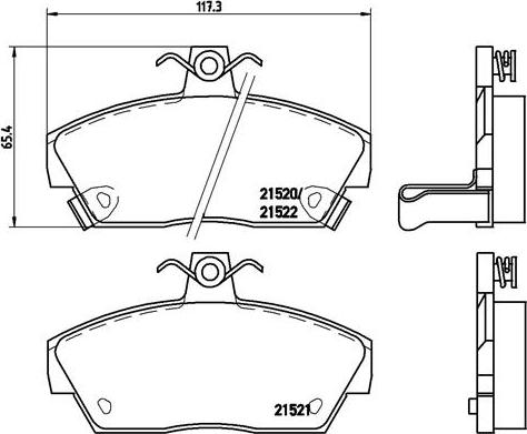 Brembo P 28 019 - Jarrupala, levyjarru inparts.fi