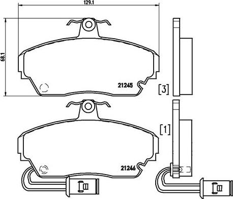 Brembo P 28 014 - Jarrupala, levyjarru inparts.fi