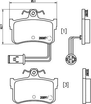 Brembo P 28 015 - Jarrupala, levyjarru inparts.fi