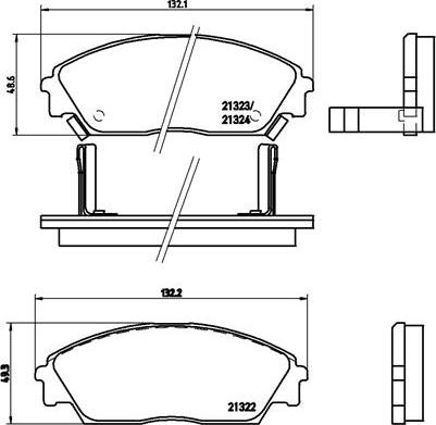 Brembo P 28 016 - Jarrupala, levyjarru inparts.fi