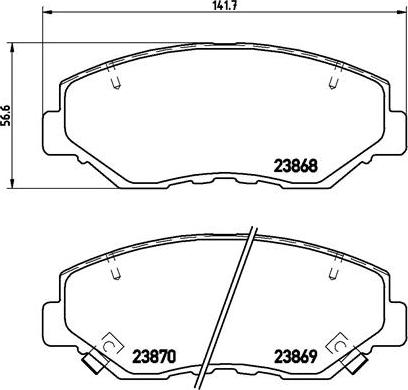 Brembo P 28 035X - Jarrupala, levyjarru inparts.fi