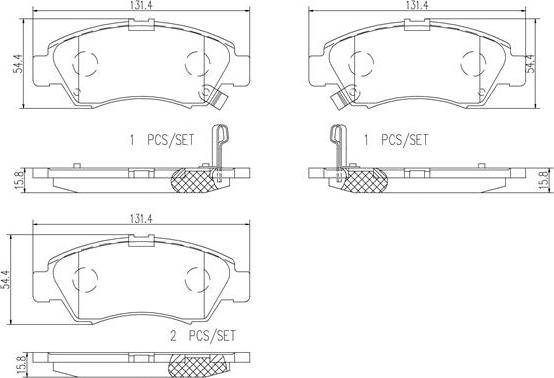 Brembo P28024N - Jarrupala, levyjarru inparts.fi