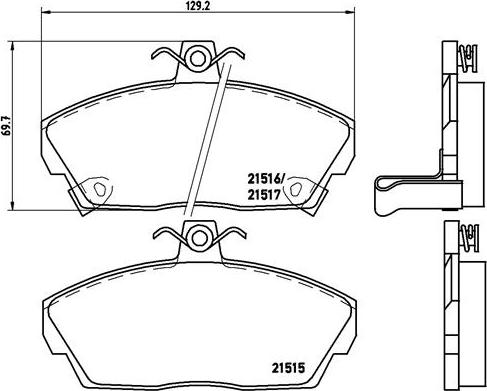 Brembo P 28 020 - Jarrupala, levyjarru inparts.fi